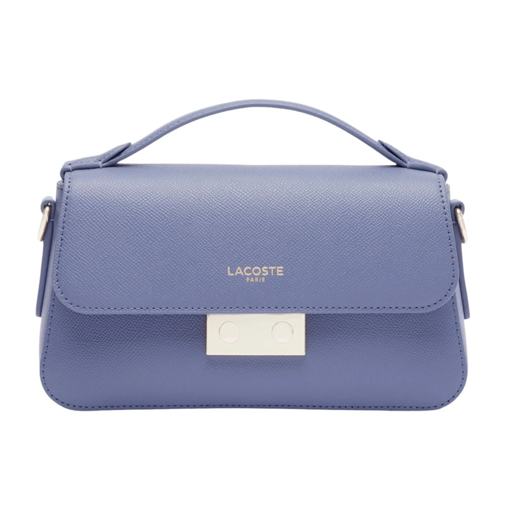 Lacoste Women's Blue Handbags, One Size, Elysees Shoulder Bag Leather
