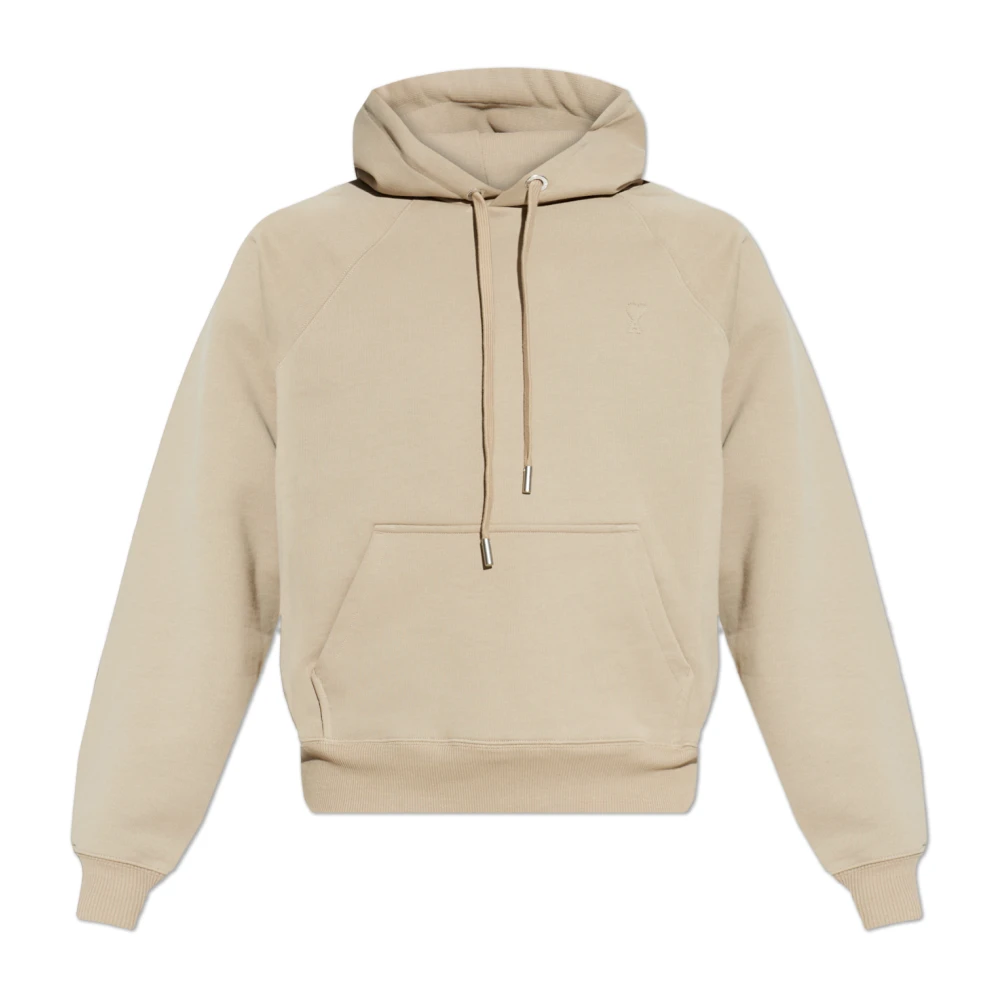 Ami Paris Donna Beige Felpe, 3XL, New,