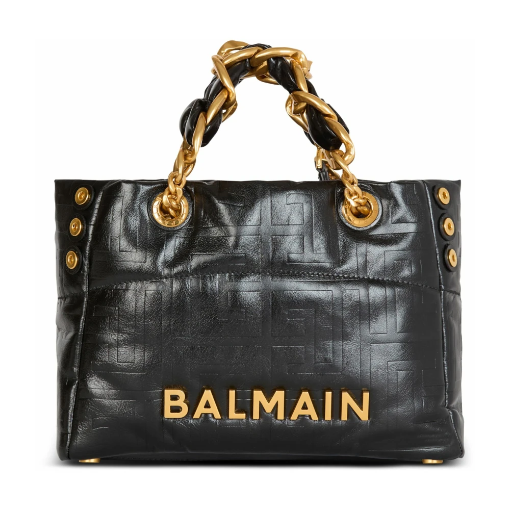 Balmain - Bags > Handbags - Black - Balmain - Modalova