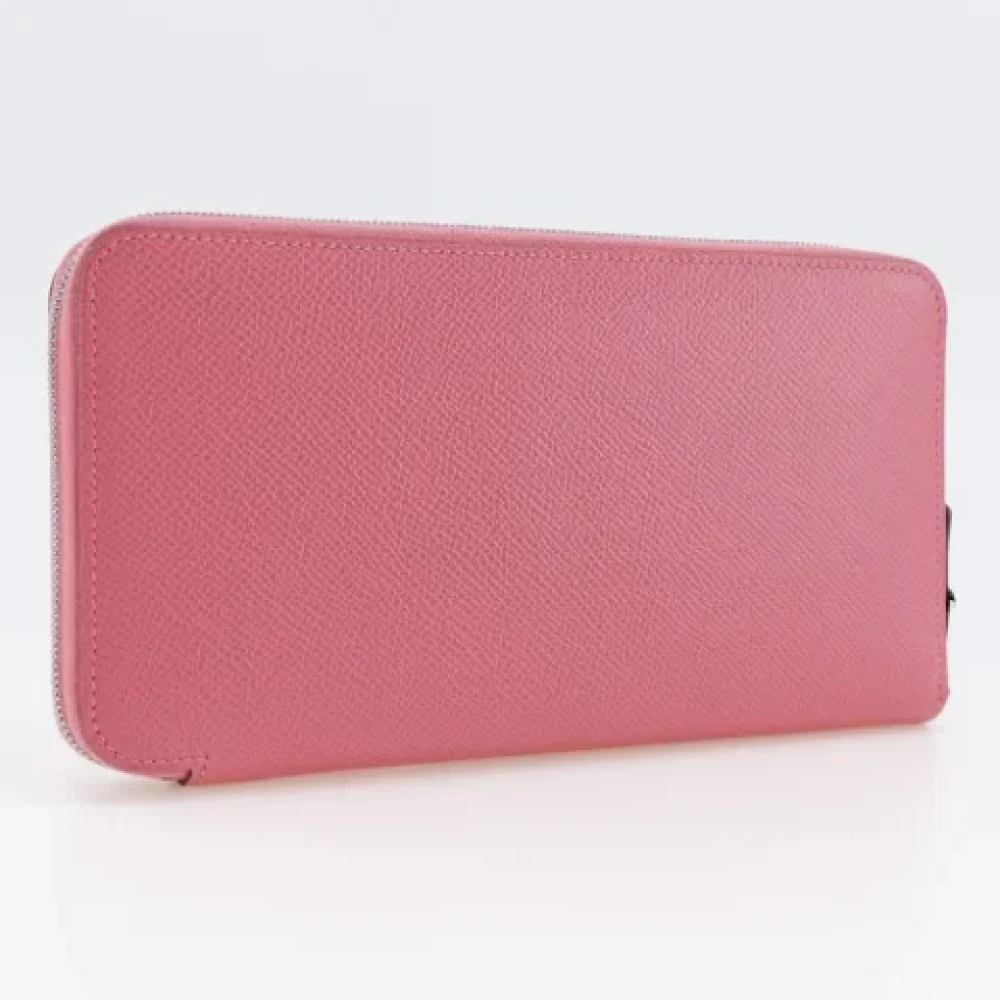 Hermès Vintage Pre-owned Leather wallets Pink Dames