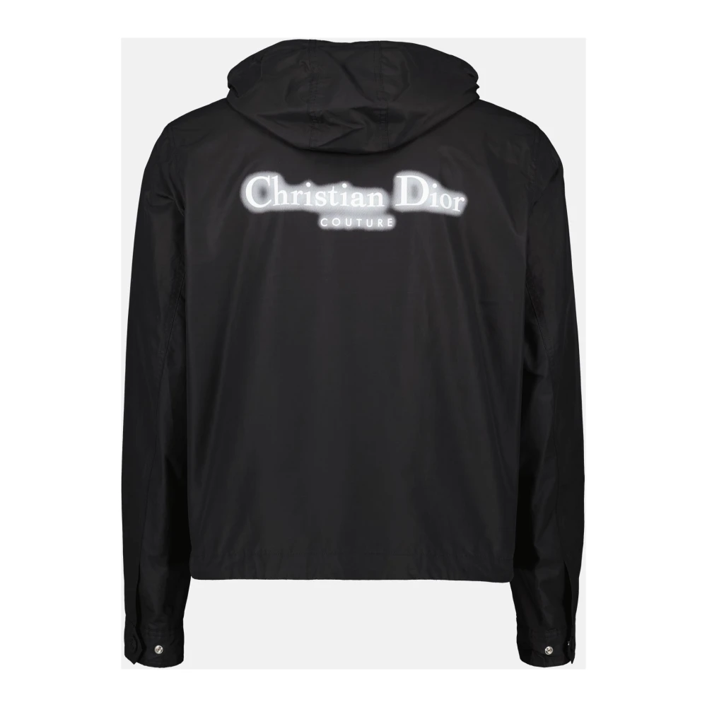 Dior Stijlvolle Windbreaker Jas Zwart Black Heren