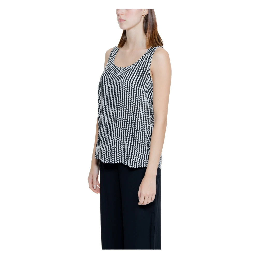 Only Dames Tanktop Lente Zomer Collectie Black Dames