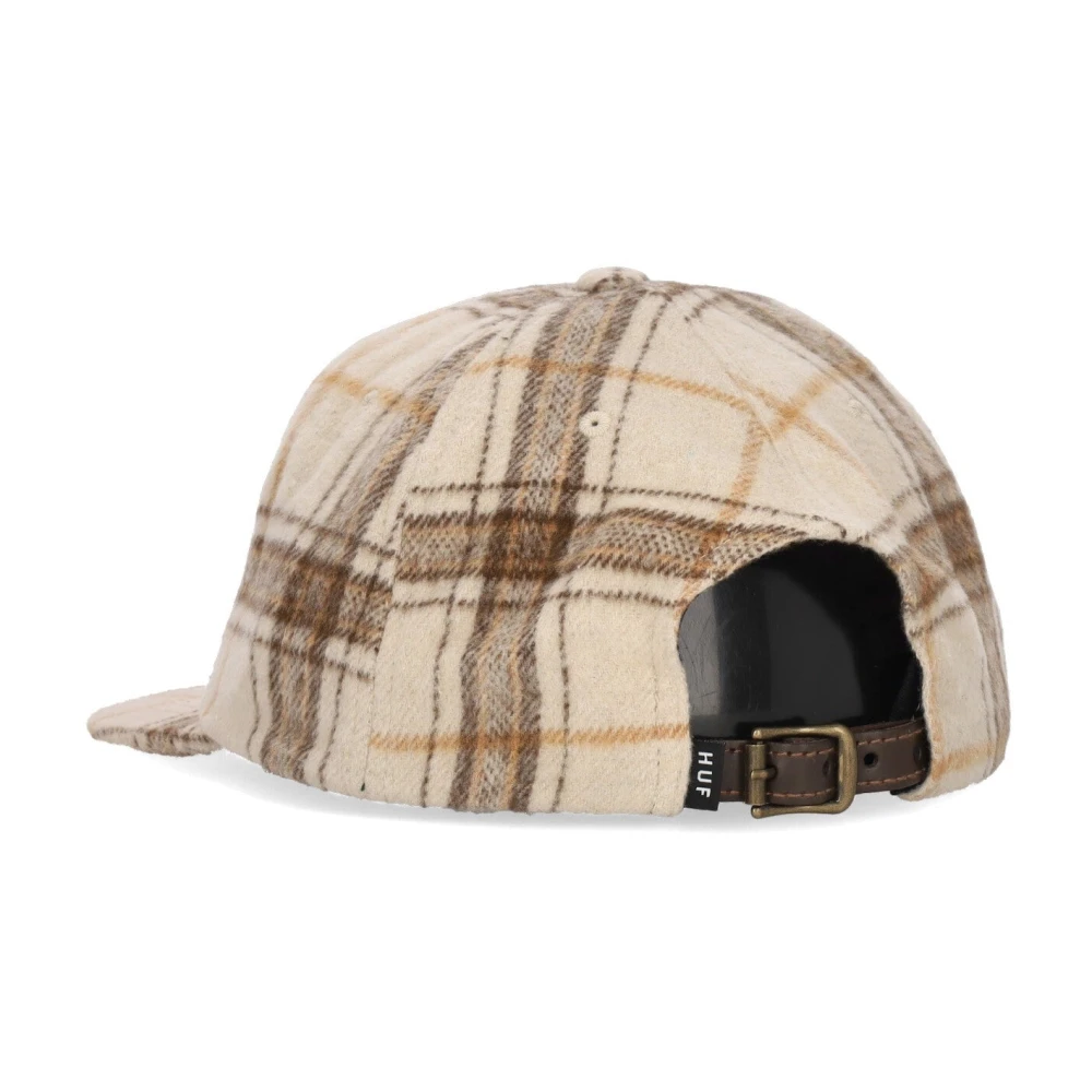 HUF Geruite Flanellen A-Frame Pet Havermout Beige Heren