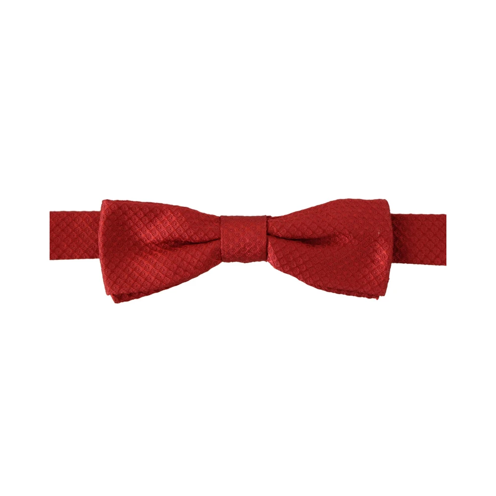 Dolce & Gabbana Uomo Rosso - Fiocco Papillon Di Seta - Accessories - One Size