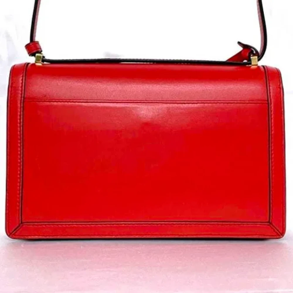 Loewe Pre-owned Fabric shoulder-bags Red Dames