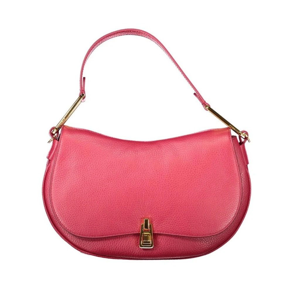 Coccinelle Donna Rosso Borsa In Pelle Rossa Con Chiusura Girevole