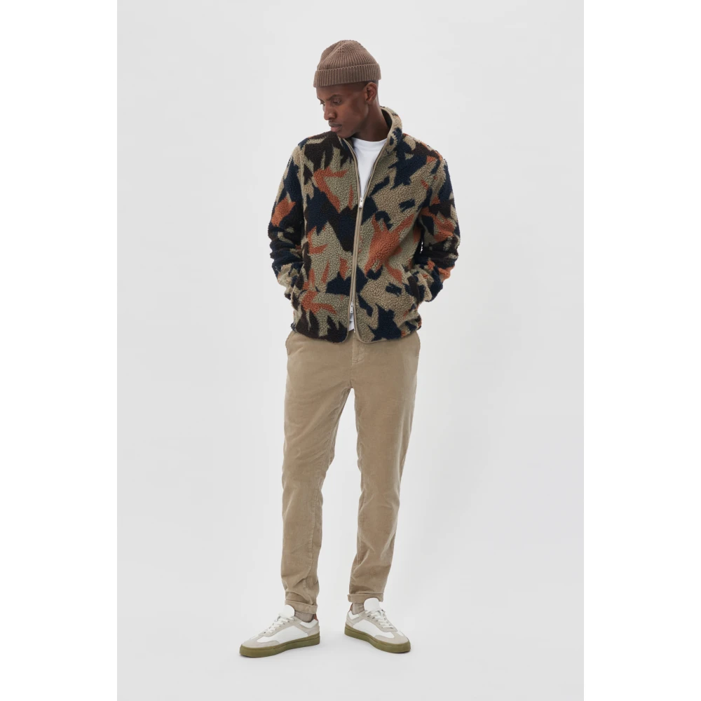 Matinique Stijlvolle Fleecejas Multicolor Heren