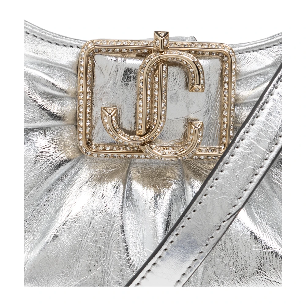 Jimmy Choo Handtas Edie Hobo Mini Gray Dames