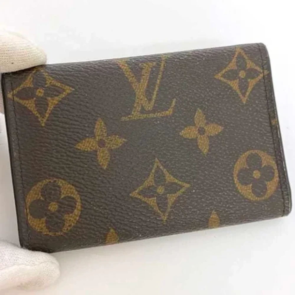 Louis Vuitton Vintage Pre-owned Fabric key-holders Brown Dames