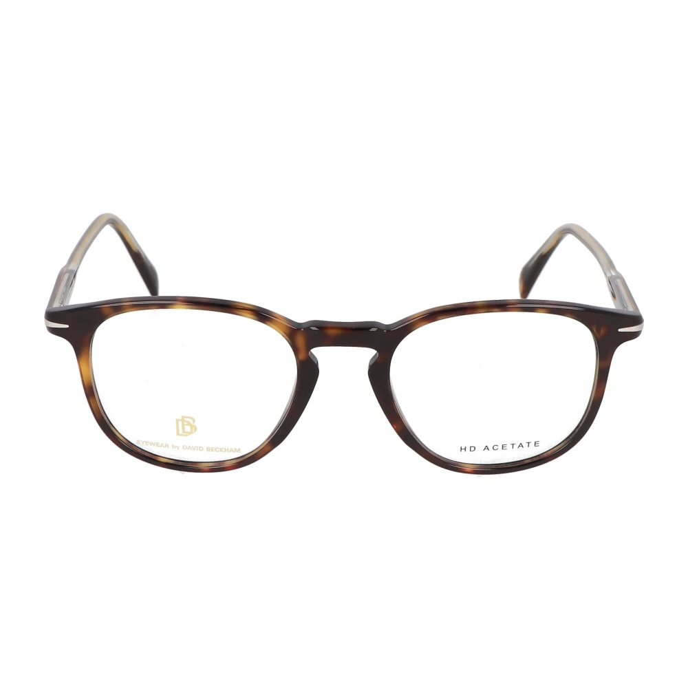 Eyewear by David Beckham Iconische retrostijl bril Brown Unisex
