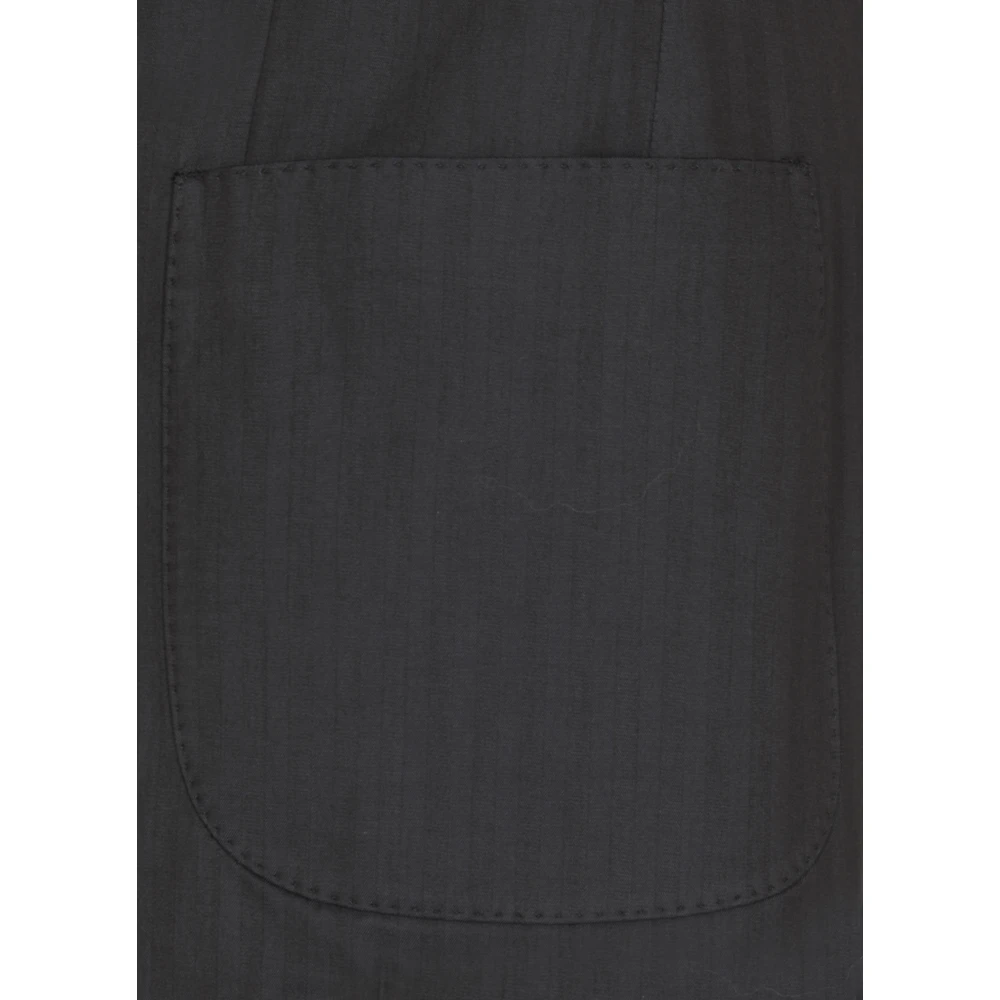 Lardini Blauw Katoenen Dubbelborstig Pak met Peak Revers Blue Heren