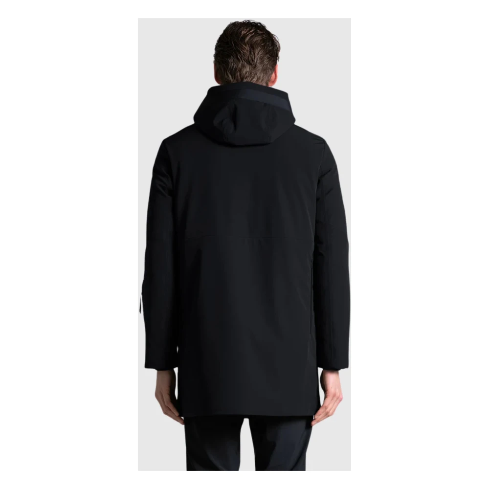 Duno Blauwe Parka met 3-laags stof Blue Heren