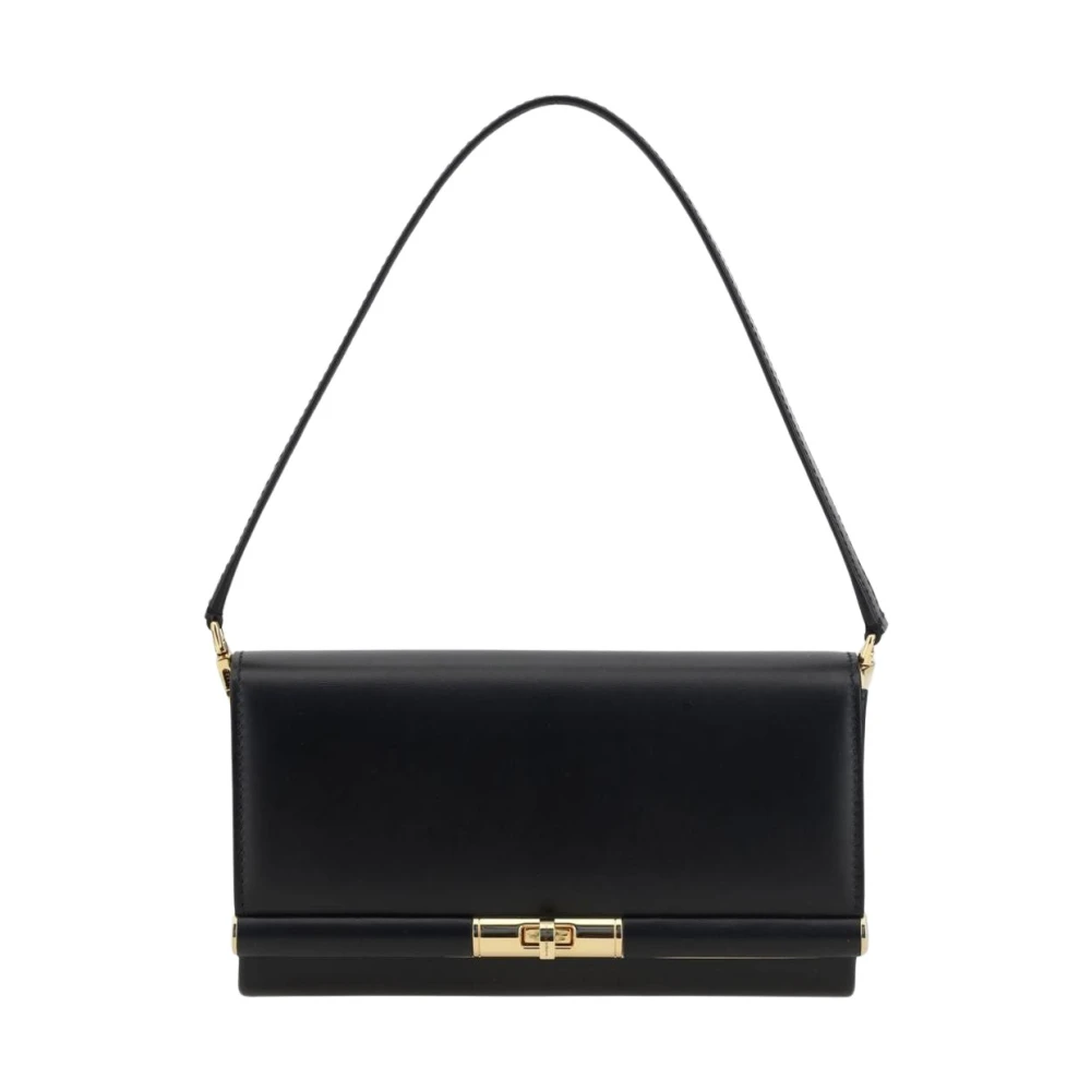 Dolce & Gabbana Vrouw Zwart Tassen Dames, One Size, Leer, Sicily Schoudertas