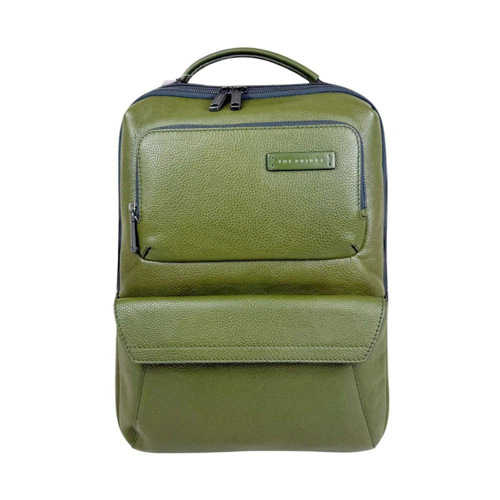 The Bridge Men's Green Backpacks, One Size, Ludovico Backpack