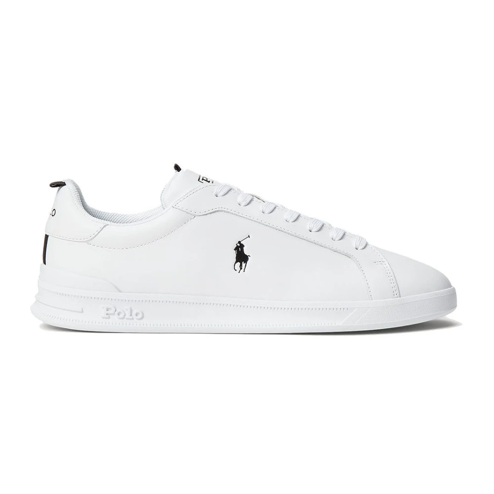 Polo Ralph Lauren Heritage Court II leren sneakers Heren Schoenen Wit