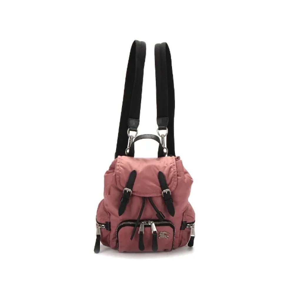 Burberry Vintage Pre-owned Nylon backpacks Pink Dames