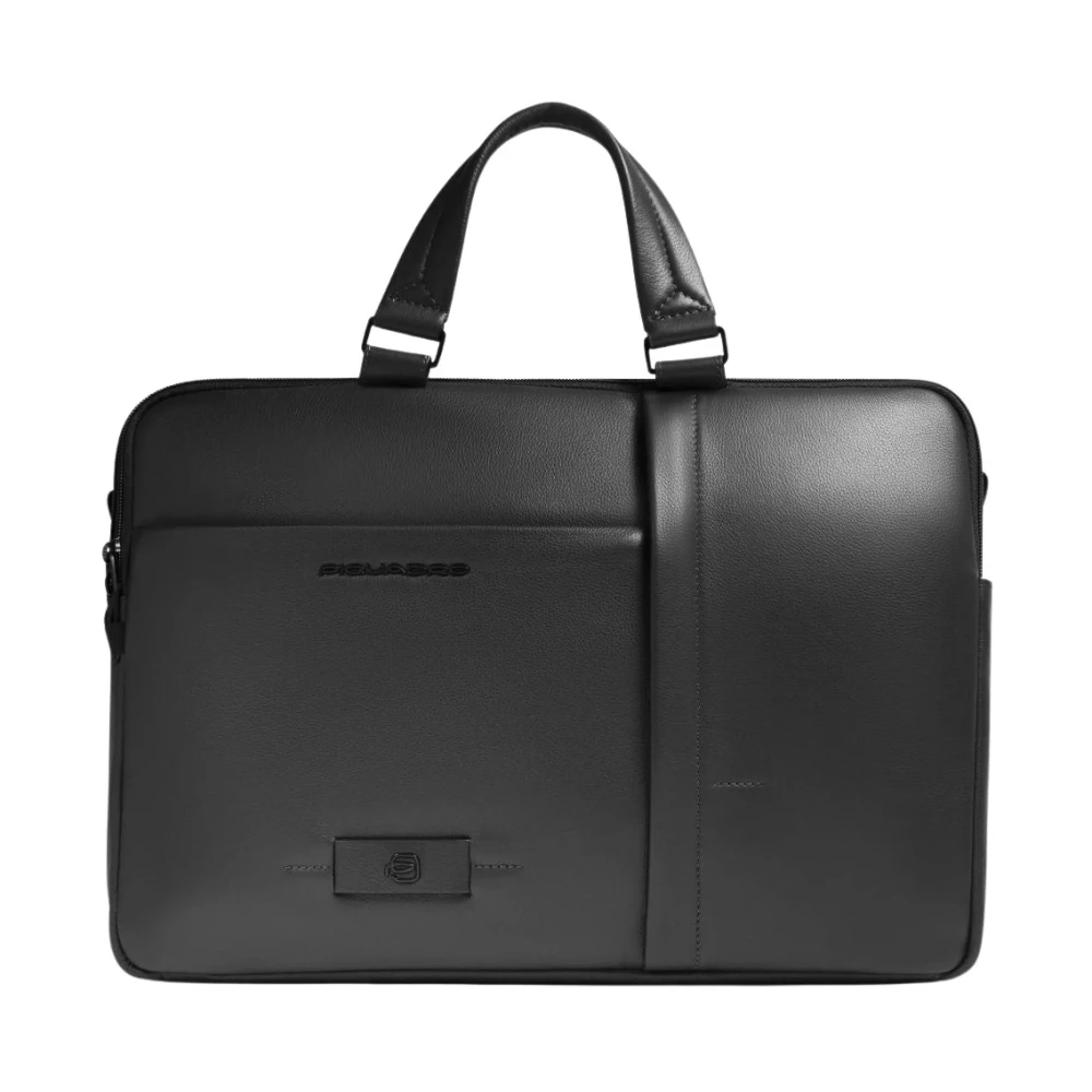 Piquadro Herr Svart Väskor One Size, Bomull, Laptopväska 15.6"