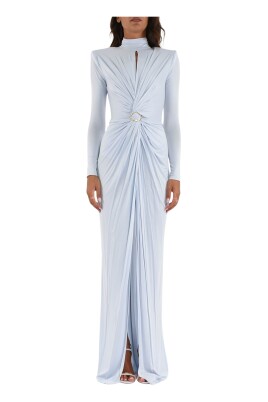 robe-longue-drapee-en-jersey