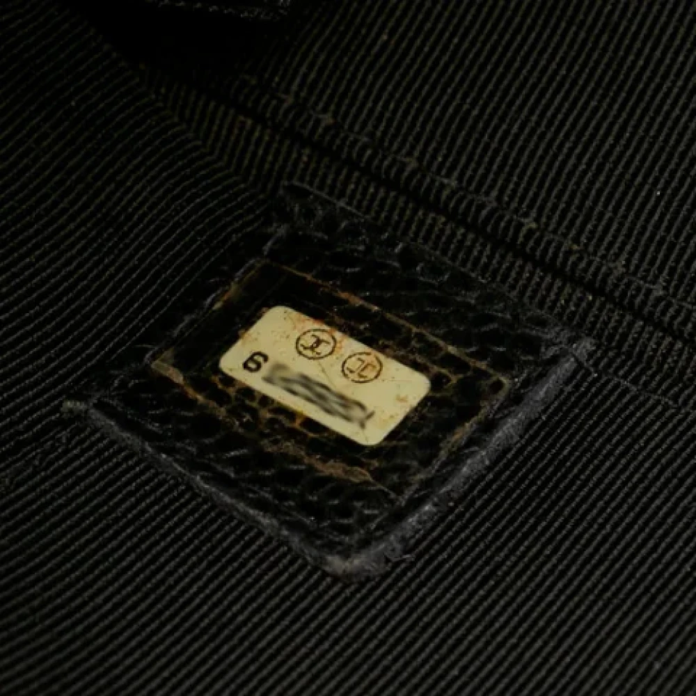 Chanel Vintage Pre-owned Leather chanel-bags Black Dames