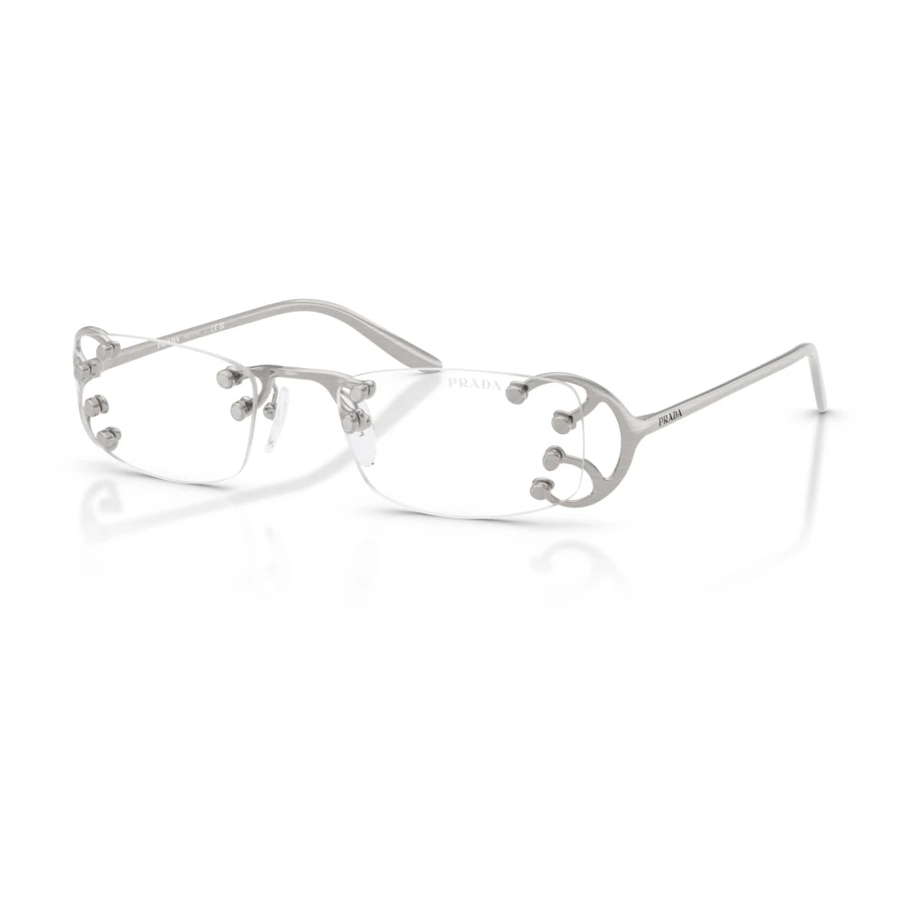 Prada Women's Gray Rectangle Sunglasses