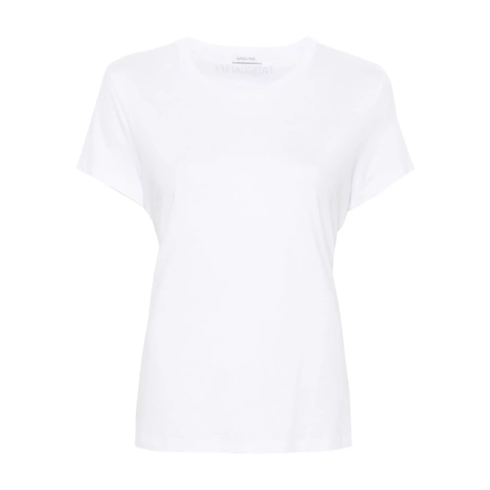 PATRIZIA PEPE Optisch Wit T-Shirt White Dames