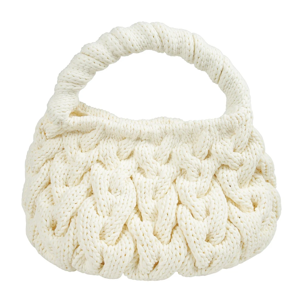 JW Anderson Stijlvolle Cable Knit Tas Green Dames
