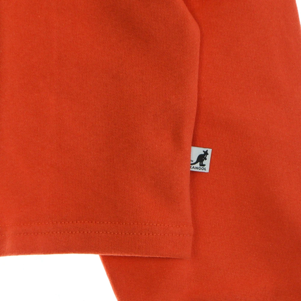 Kangol Kersen Cropped Hoodie Lichtgewicht Sweatshirt Red Dames