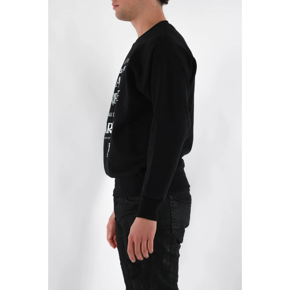 Aries Katoenen sweatshirt met voorprint Black Heren
