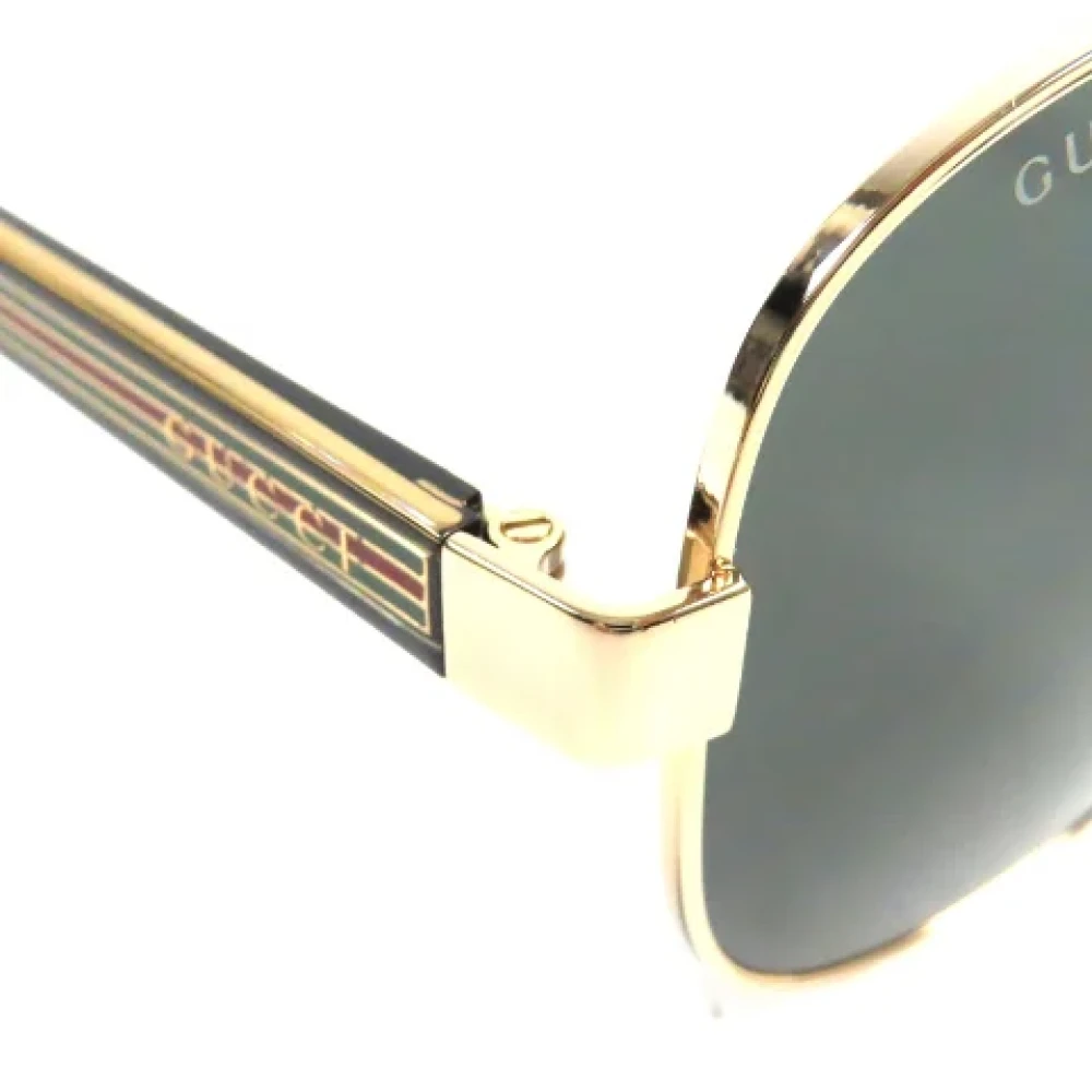Gucci Vintage Pre-owned Fabric sunglasses Yellow Heren