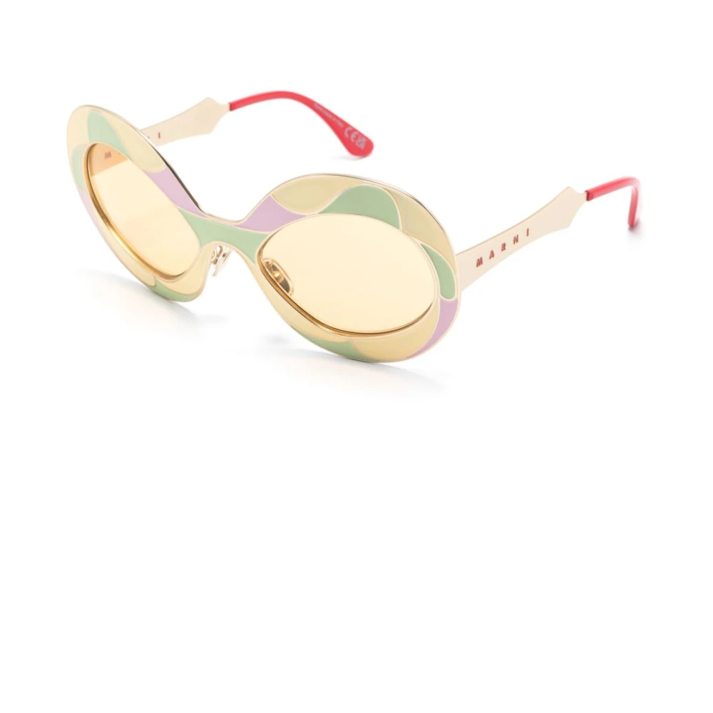 Marni Women's Yellow Sunglasses, 58 Mm, Vaso Sunglasses