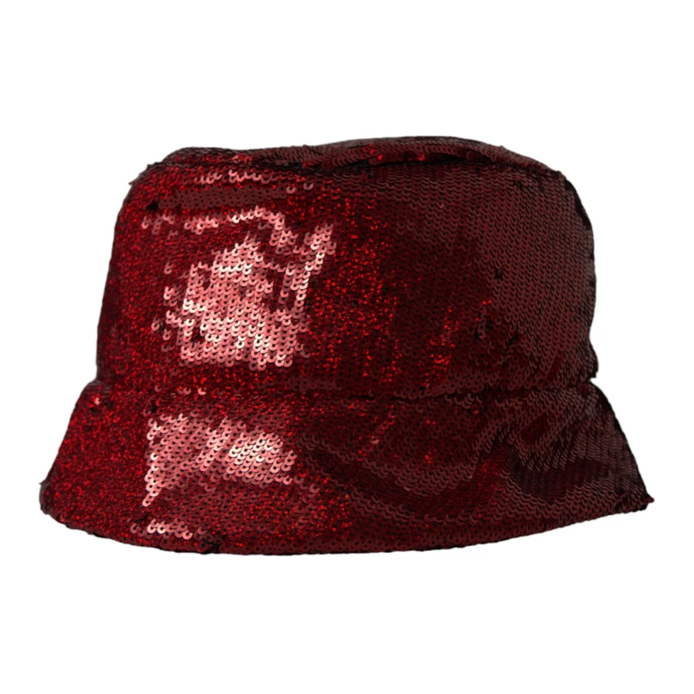 Dolce & Gabbana Women's Red Accessories, One Size, Bucket Cap