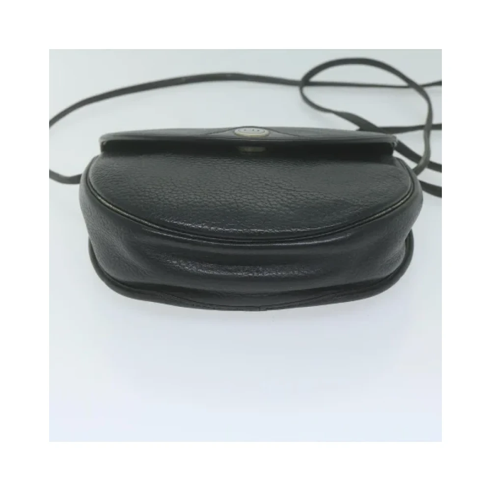 Dior Vintage Pre-owned Leather dior-bags Black Dames