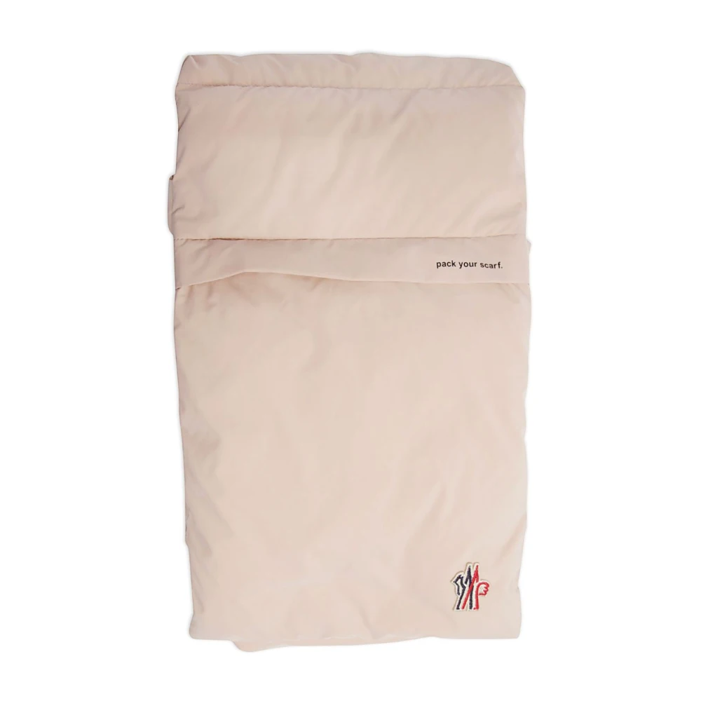 Moncler Roze Gewatteerde Sjaal Comfortabel en Warm Pink Dames