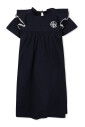 blue-short-sleeved-casual-dress