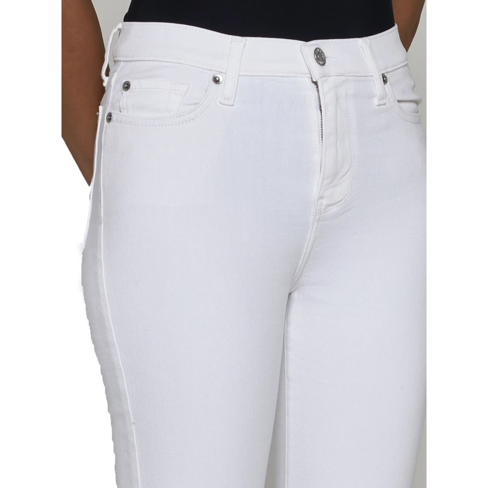 7 For All Mankind Witte Jeans Luxe Vintage Soleil White Dames