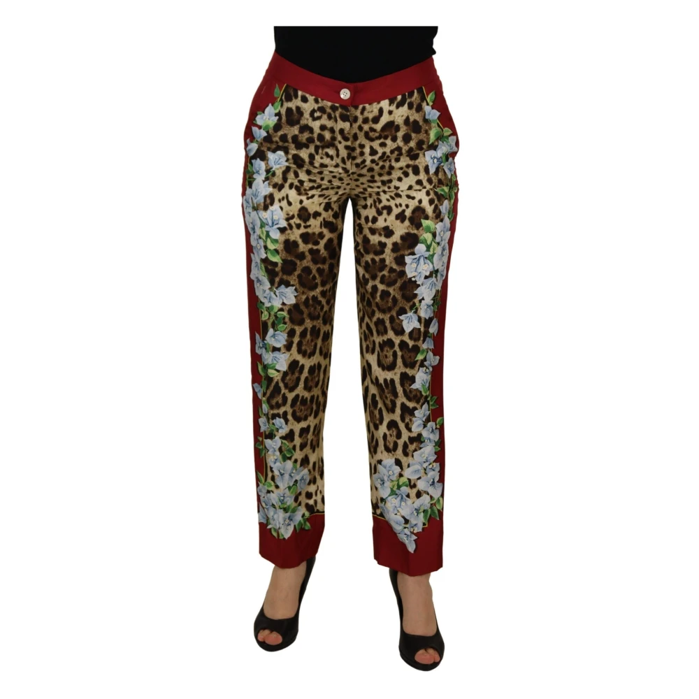 Dolce & Gabbana Women's Multicolor Bukser & Jeans - Straight Trousers - S - Trousers