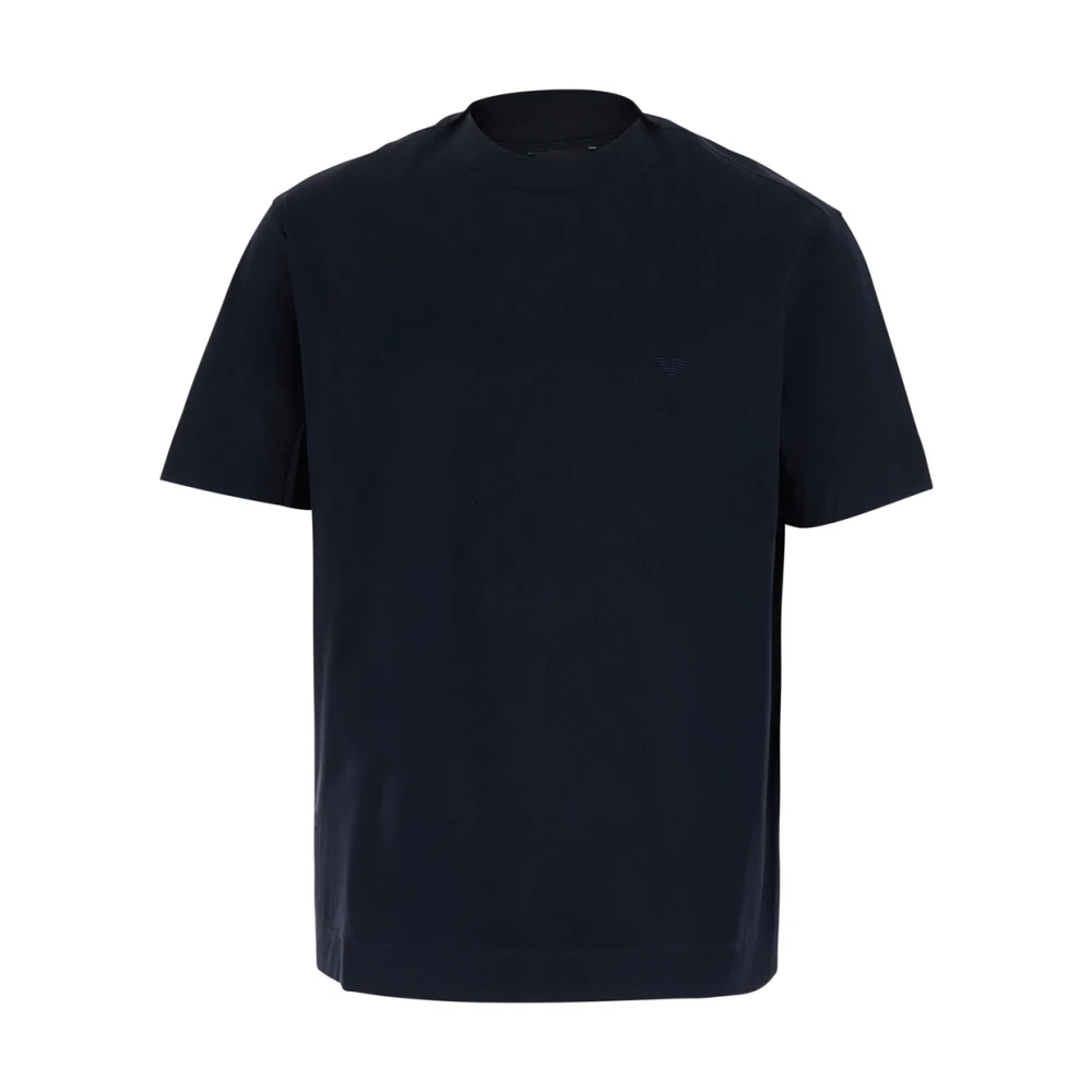 Emporio Armani Hombre Azul - Camiseta De Punto Con Microbordado De Águila - Tops - 2XL