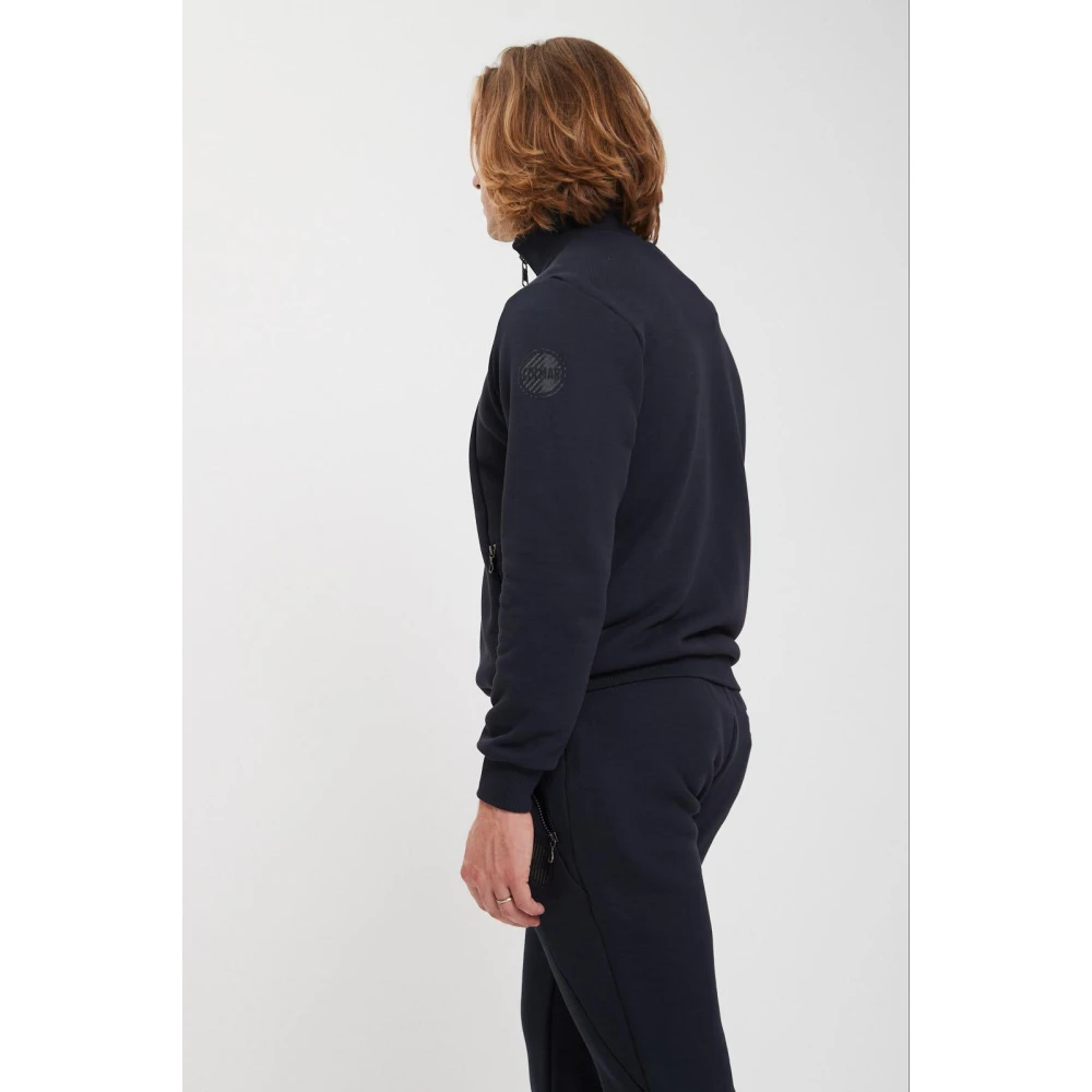 Colmar Stijlvolle Fleece Trui Blue Heren
