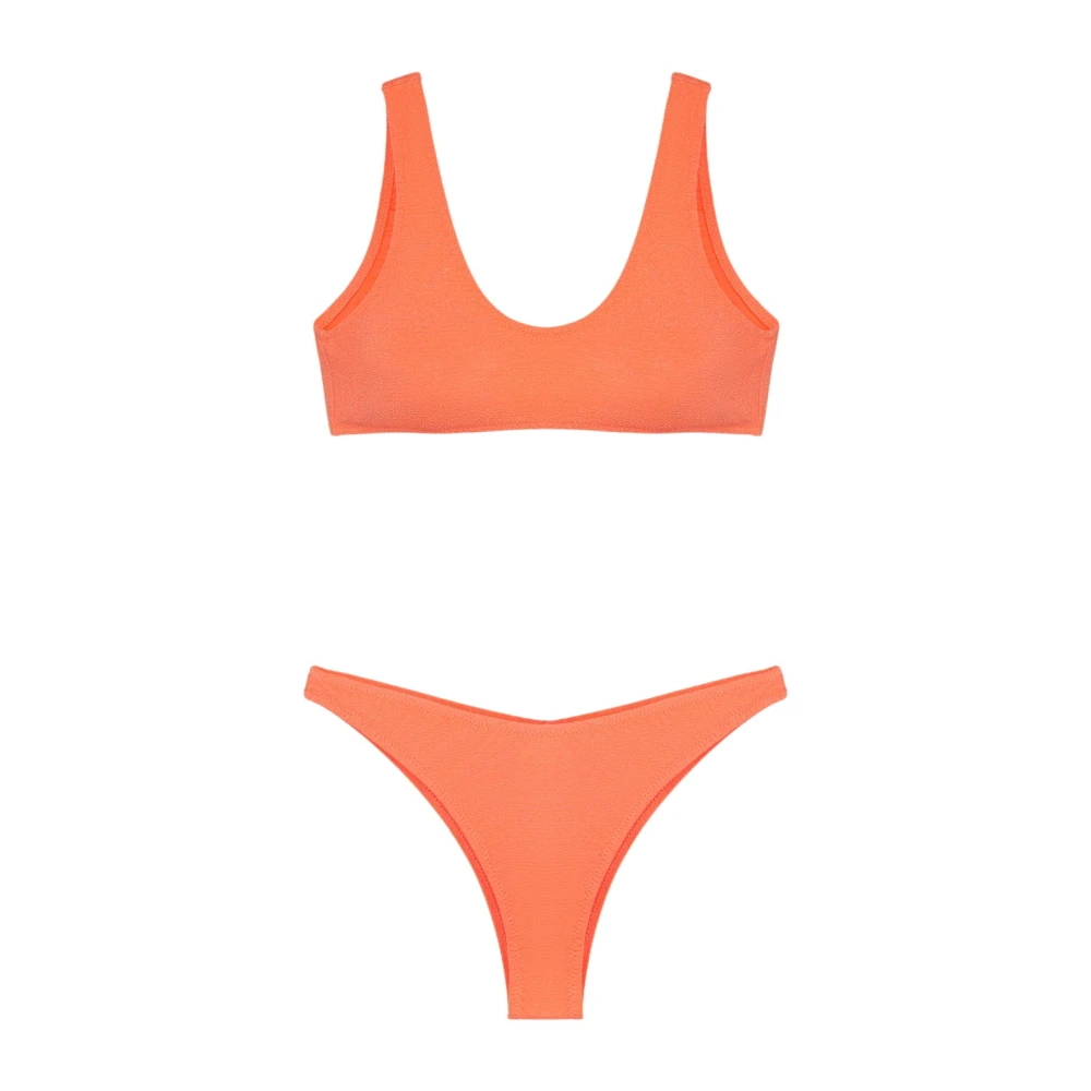 F**k Bikini TOP EN Broek Americano Vast Visionary Dose Orange Dames