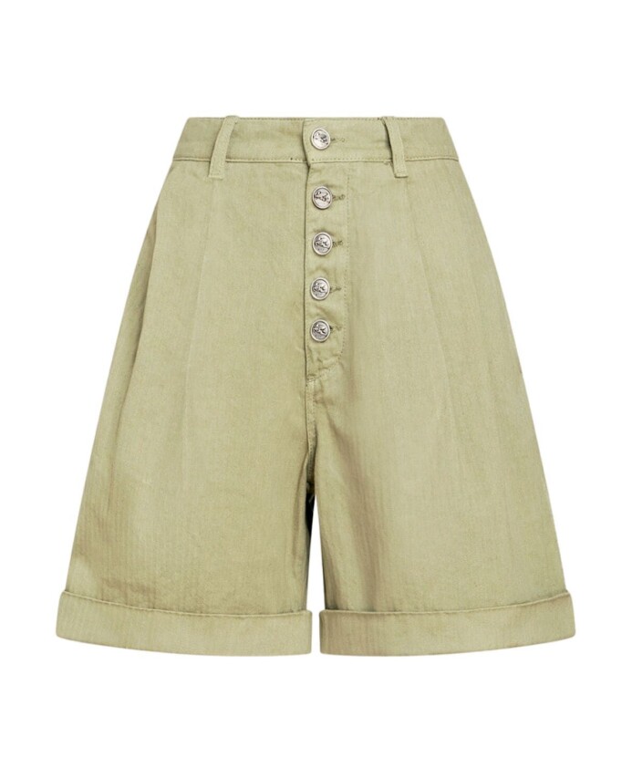 stylish-olive-green-summer-shorts