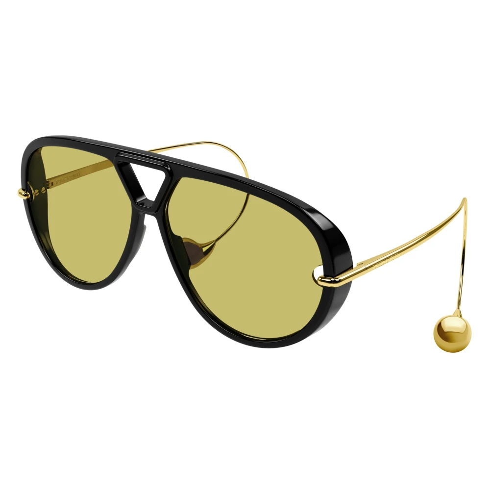 Bottega Veneta Woman Sunglass BV1273S - Frame color: Black, Lens color: Yellow - Image 2