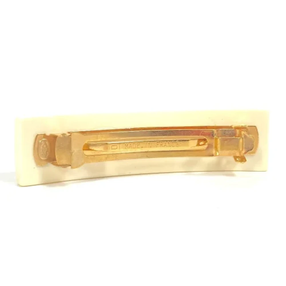 Chanel Vintage Pre-owned Plastic hair-accessories Pink Dames