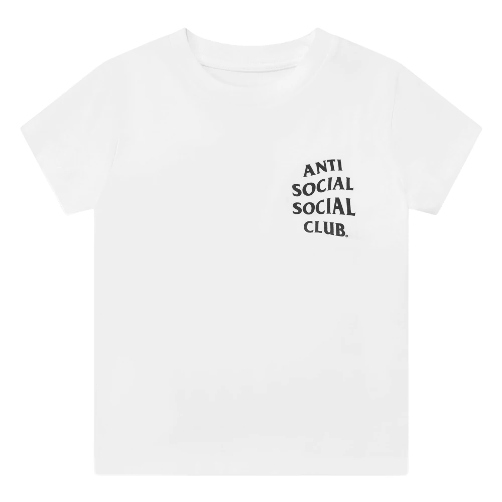 Anti Social Social Club Unisex Kids White Kids Short Sleeve T-Shirts, 9 Y, Kkotch T-Shirt