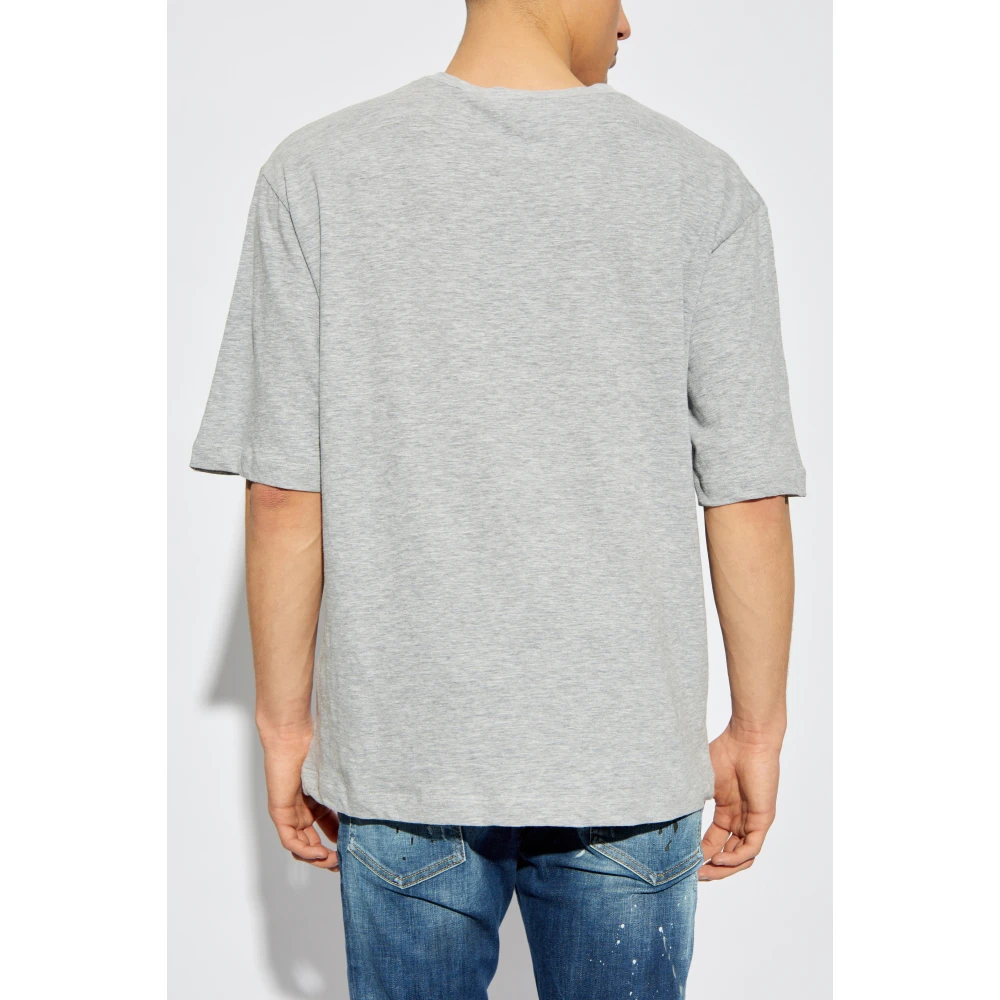 Dsquared2 Bedrukt T-shirt Gray Heren