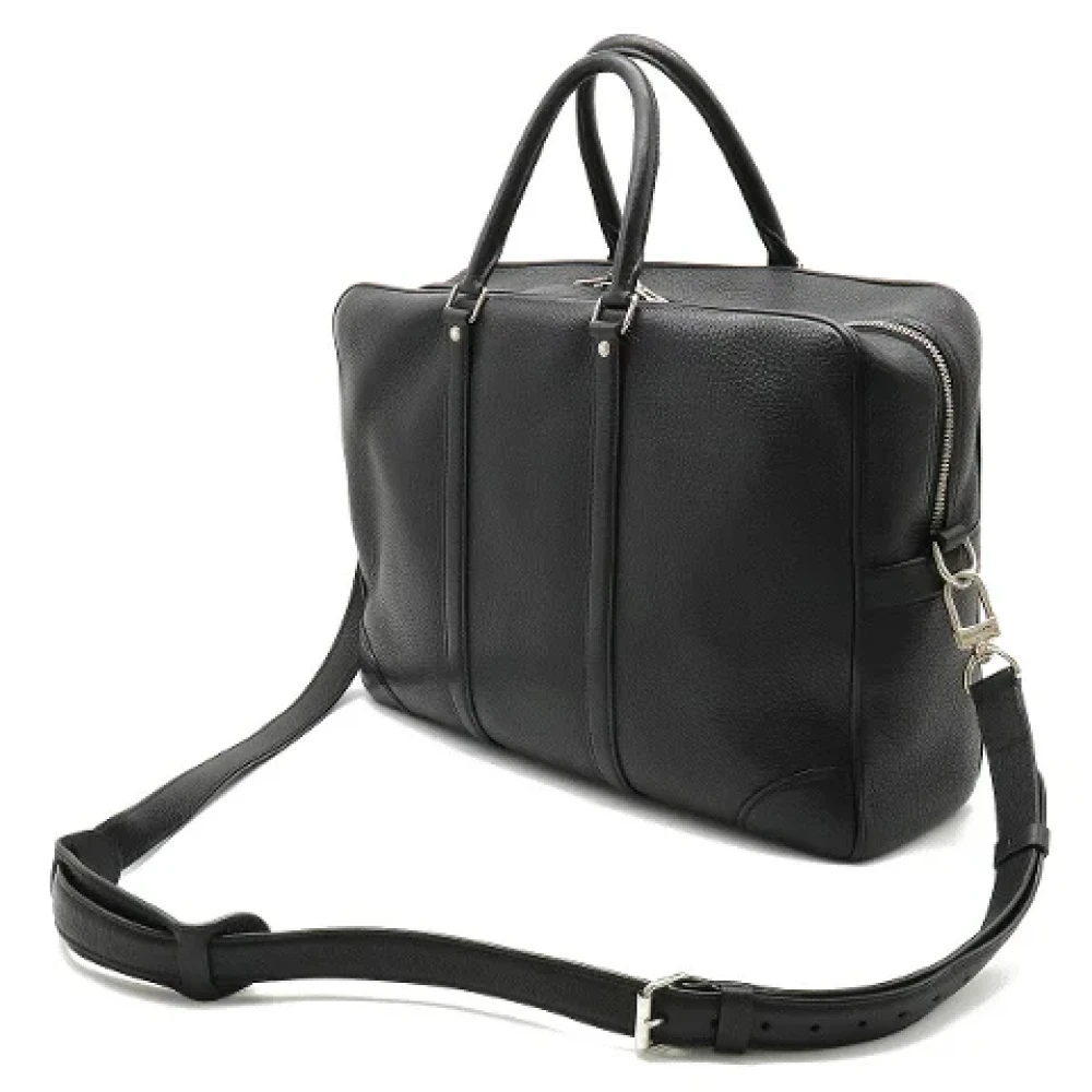 Louis Vuitton Vintage Pre-owned Leather louis-vuitton-bags Black Heren