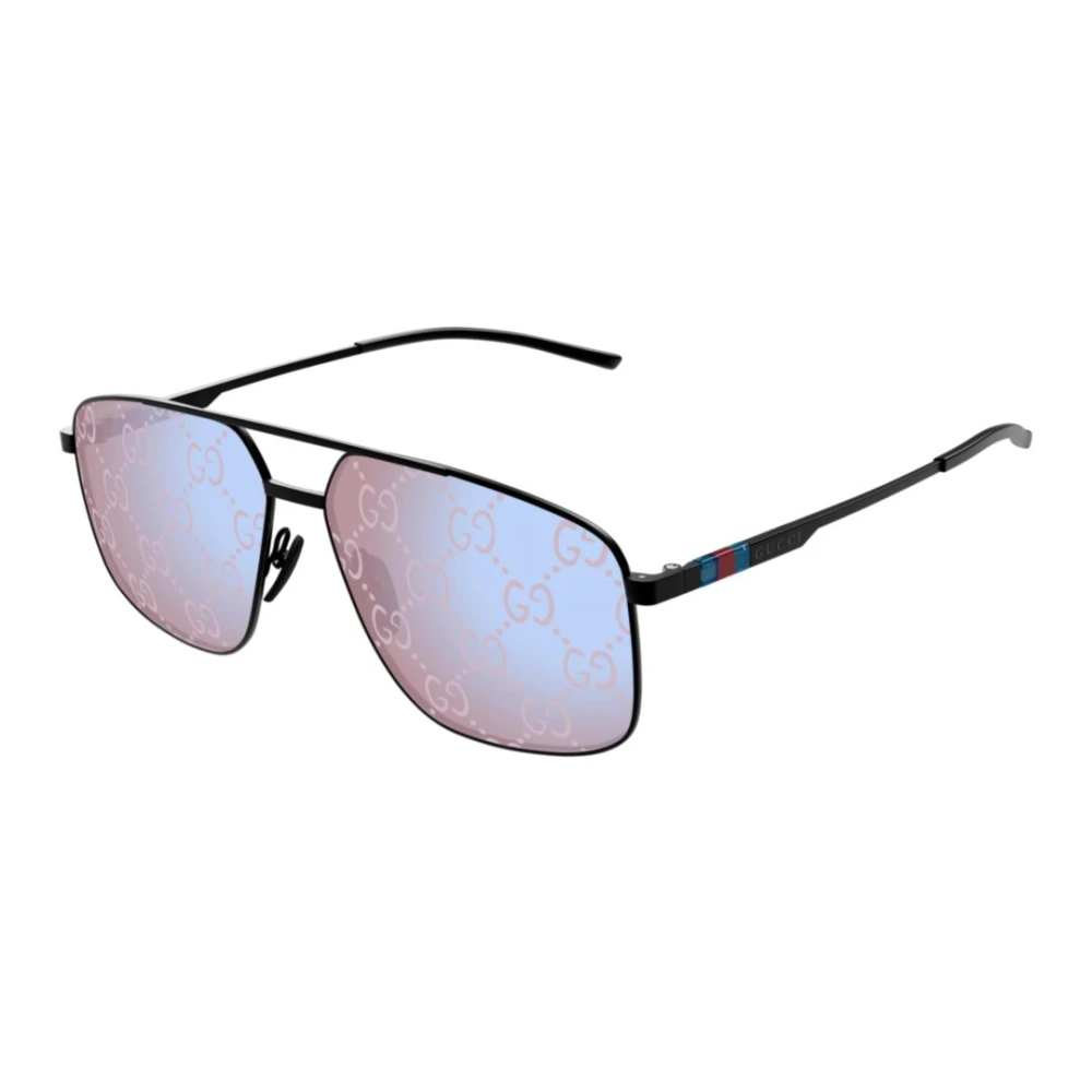 Gucci Unisex Black Sunglasses, 60 Mm, Stylish Sunglasses For Everyday Wear