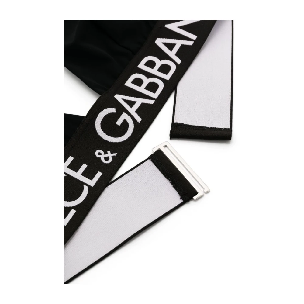 Dolce & Gabbana Driehoek en String Black Dames