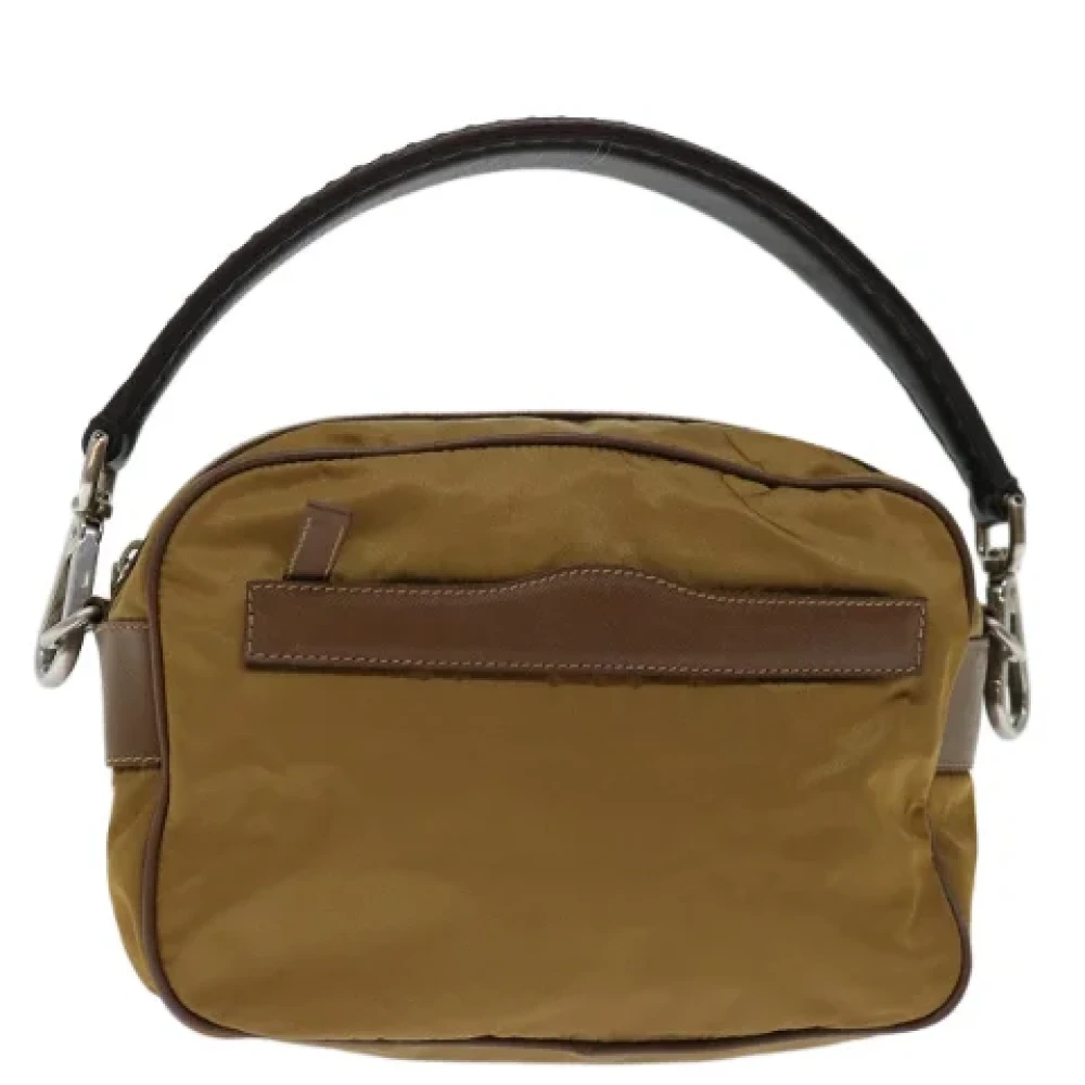Prada Vintage Pre-owned Nylon prada-bags Brown Dames