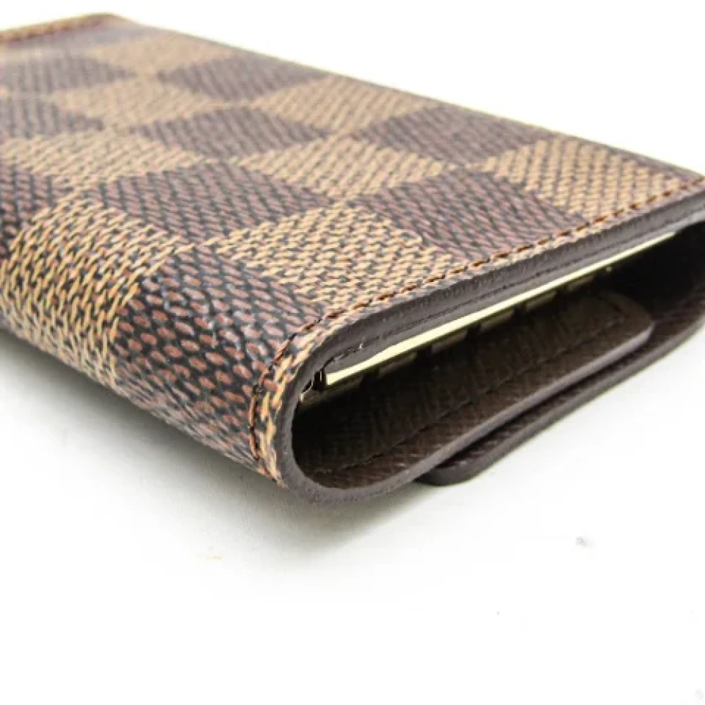 Louis Vuitton Vintage Pre-owned Fabric key-holders Brown Dames