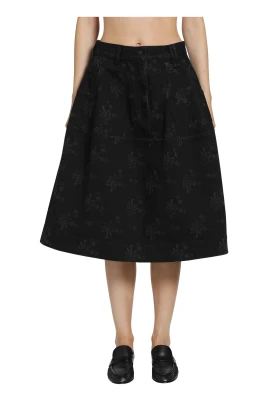 Utility Hip Bustle Skirt med utsmyckning